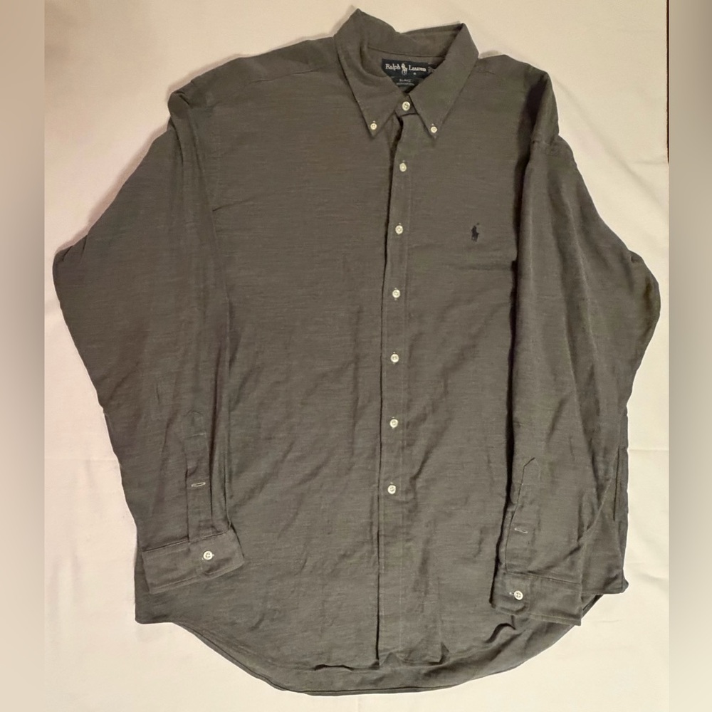 Mens Ralph Lauren Button Down‎ Shirt Long Sleeve Xxl